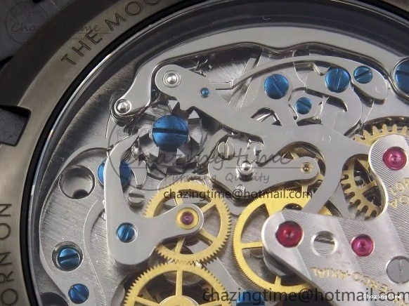 0413 Speedmaster Black Benom PVD Moon RMF Best Edition on PVD Bracelet Lemania HW WrinkleFree 7727